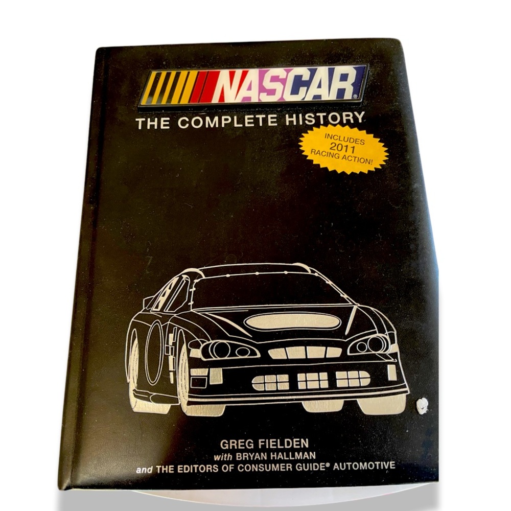 NASCAR THE COMPLETE HISTORY - DELUXE PADDED HARDCOVER BOOK BY GREG FIELDEN